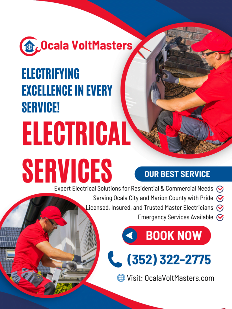 Ocala VoltMasters: Premier Electrical Services in Ocala and Marion County Florida - Schedule Your Appointment Today!